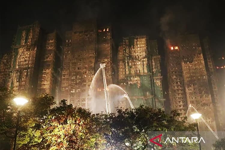 Kebakaran Wang Fuk Court Hong Kong, 95 WNI Dipastikan Selamat, 35 Masih Belum Ditemukan