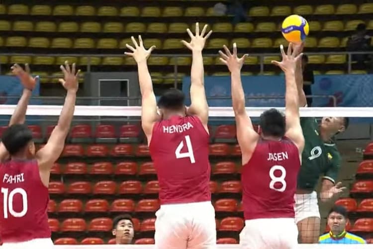 Dominasi Terjaga, Timnas Voli Putra Taklukkan Myanmar 3-0 di SEA Games 2025
